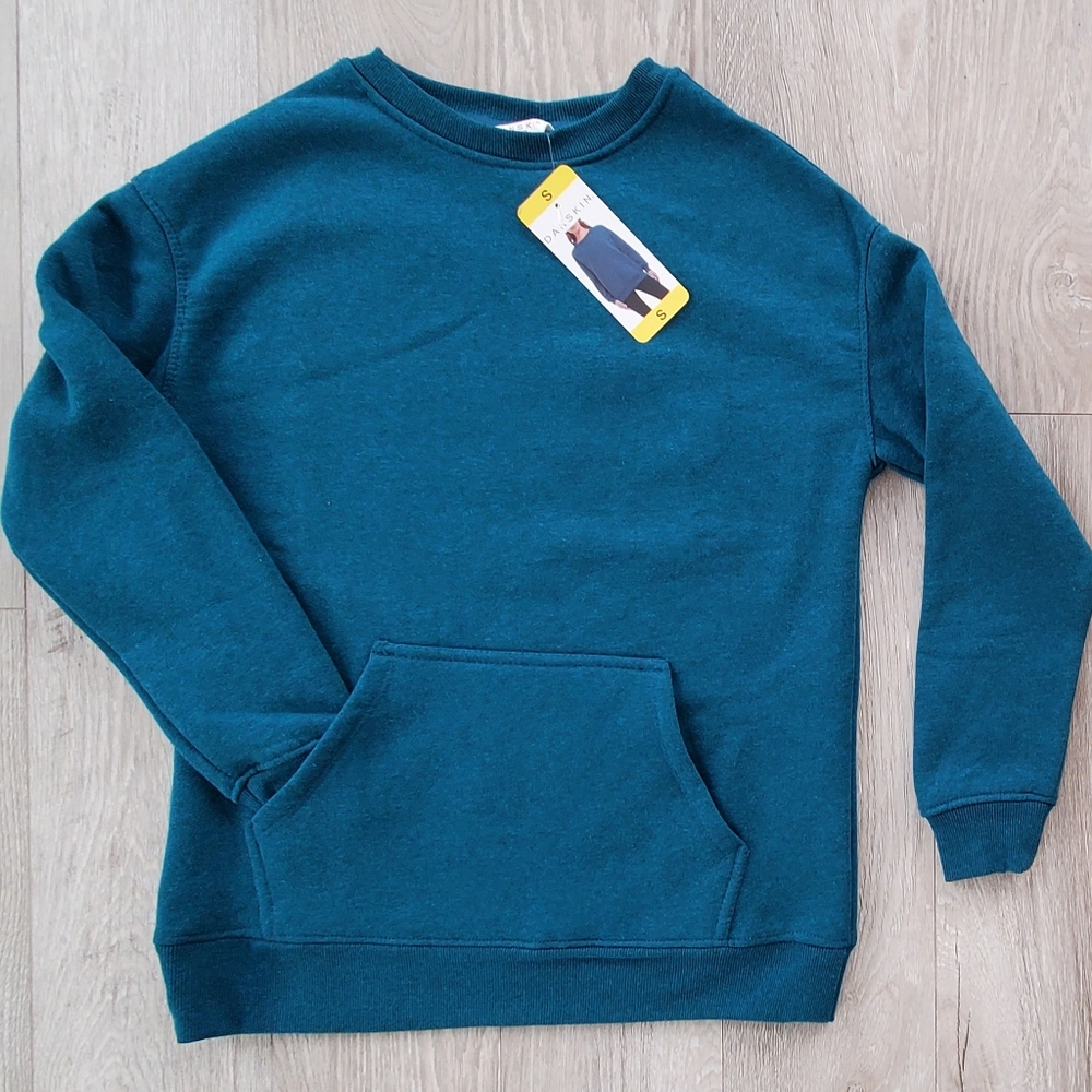 NEW Danskin Women's Long Sleeve Pullover Sweatshirt